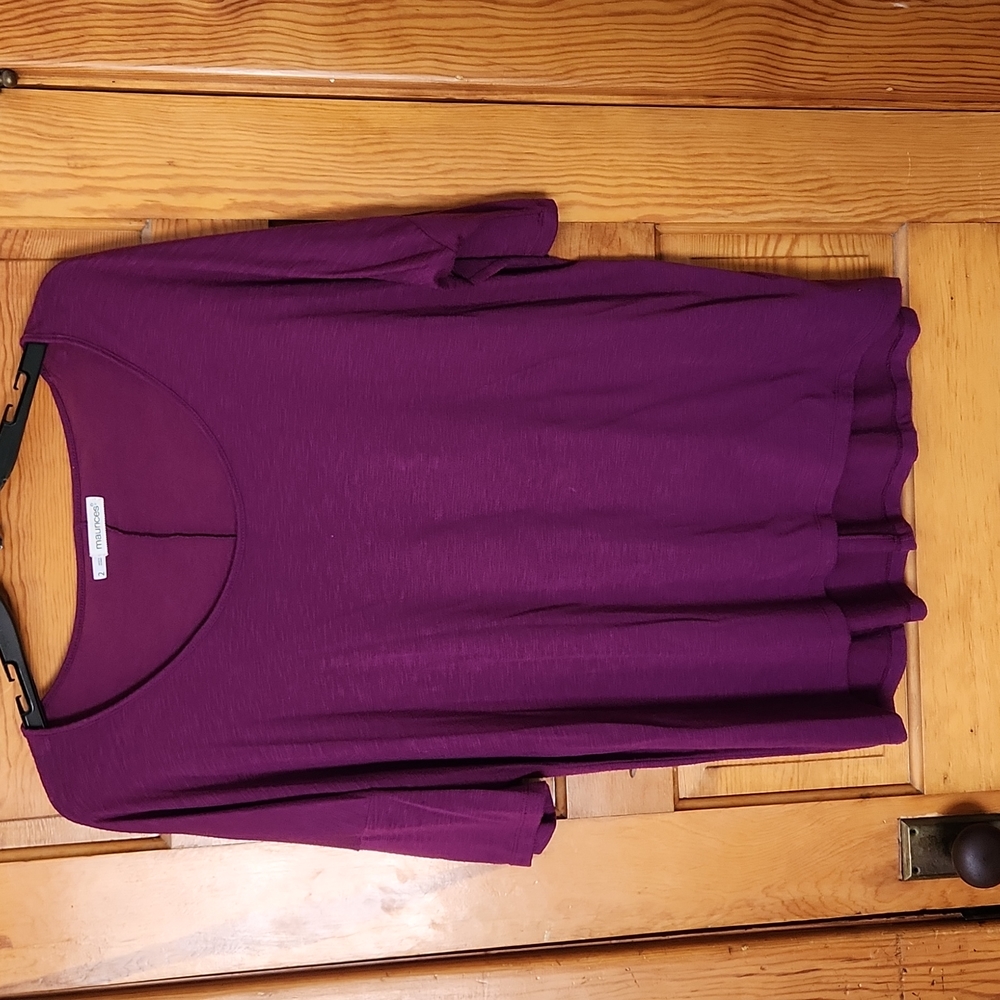 Purple Dress Top